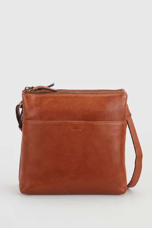 Elle Leather Crossbody Bag